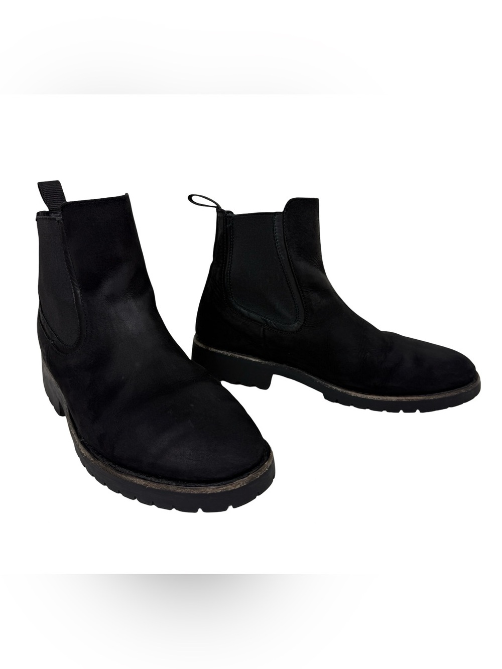 Thursday Boot Co. Men's Black Matte Legend Suede Chelsea Boots US Size 8